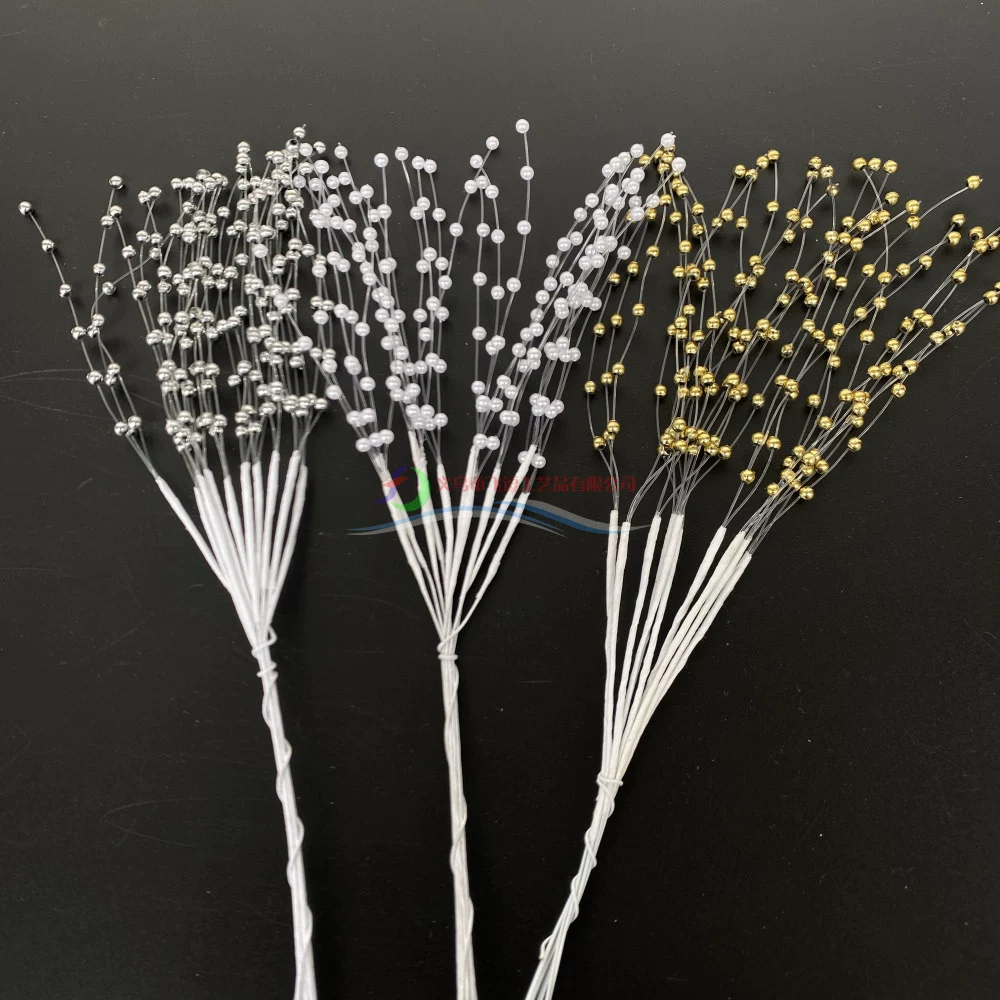 3 мм жемчужная леска Гипсофила жемчужный цветок ручной работы Жемчуг из бисера ветви DIY ювелирные изделия свадебные цветочные аксессуары