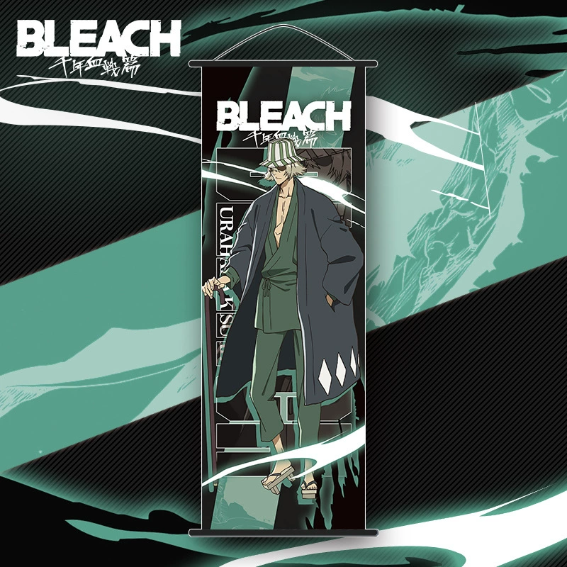 Anime wall scroll poster (BLEACH) Kurosaki Ichigo — polyester vertical 35×75 cm