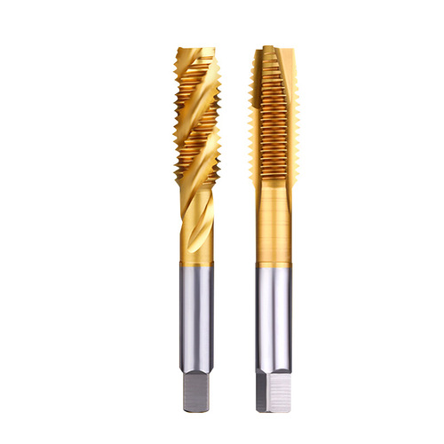 Titanium-plated cobalt-containing tap spiral tapping stainless steel special machine tap tip tip tap m3m4m5m6m8