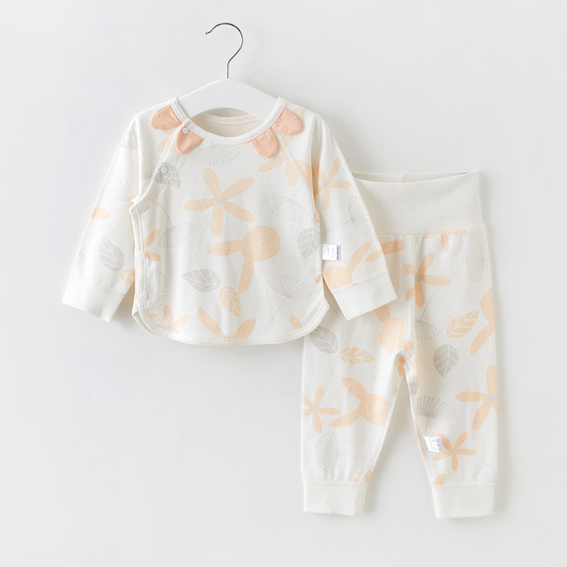 Bebé ropa de otoño traje de tocar fondo largo Johns niños niñas primavera y otoño invierno ropa interior de cintura alta dividida niños ropa de bebé image 9