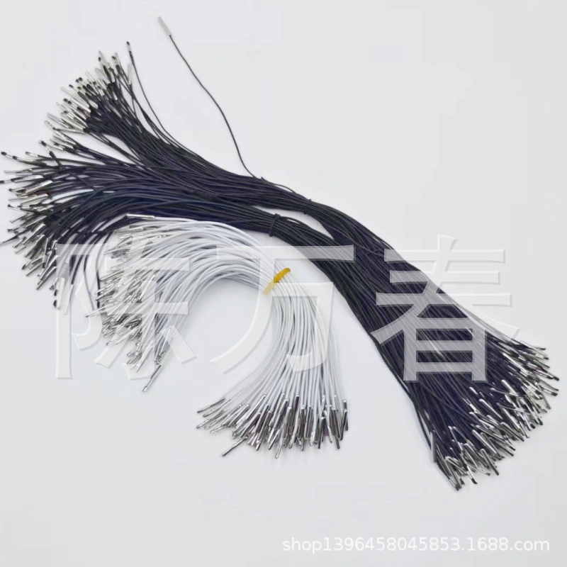 Эластичный шнур с металлической пряжкой на обоих концах, шнур для маски, резинка с пряжкой для бирки, ремешок для блокнота, колючий эластичный шнур.