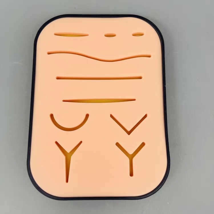 Oral teaching suture model surgical surgery suture practice module multi-wound style simulator skin