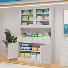 柜木质医药架调剂台配药柜诊所西药展示柜药店处置台包邮工厂跨境