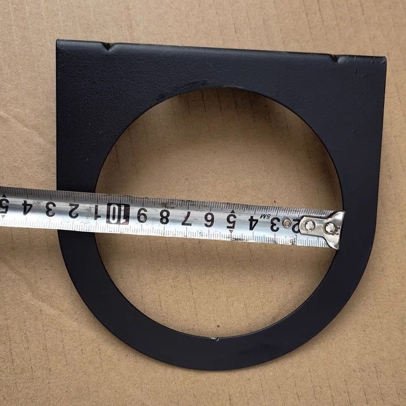 Trailer Rear Tail Light Round Lamp Bracket Iron Frame Support Single-Link Truck Rear Tail Light Lamp Holder Base