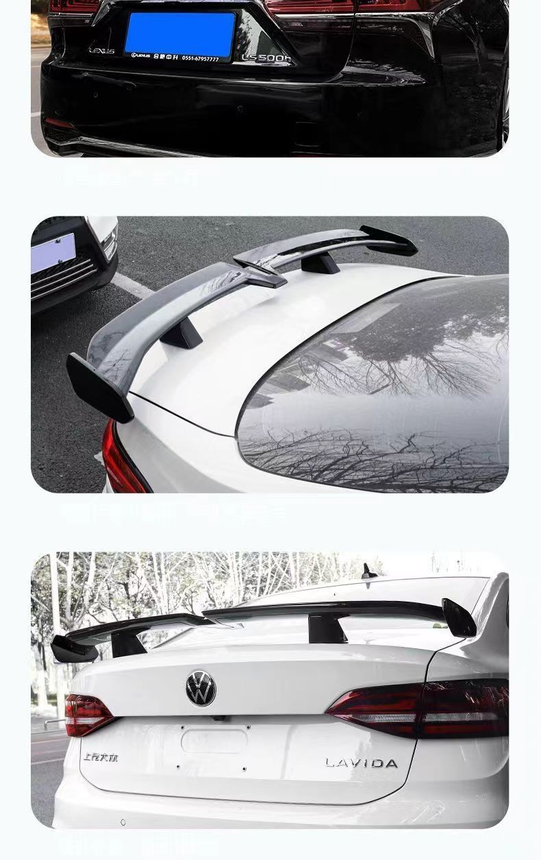 Sanxiang Universal Combat Edition Punch-Free Patch-Free MG Civic Running Wing Modified Parts Carbon Fiber Tail