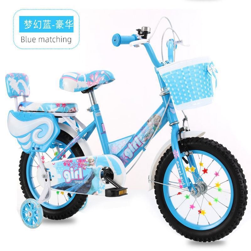 8 niños bicicleta niña Snow Strange bicicleta años coche de niños Aisha Aisha princesa pedal bebé Mai Taibao