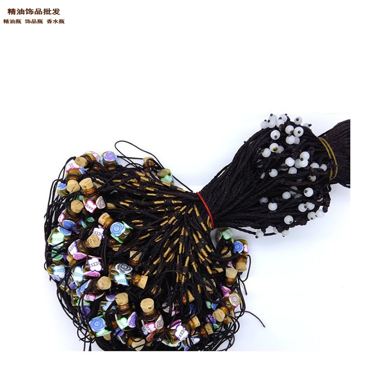 精油饰品网半包软陶瓶黑色简易牛筋绳项链03.jpg