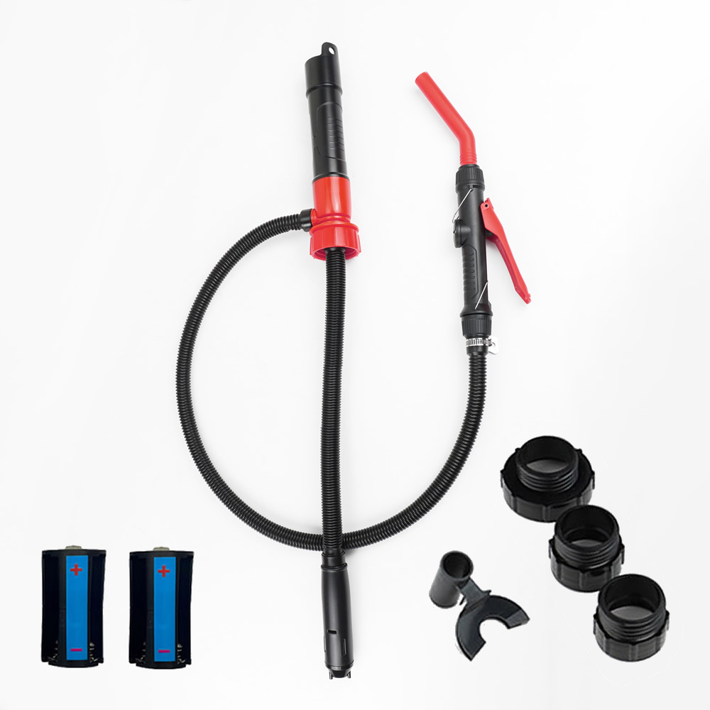 Cross-Border Temu Detachable Electric Water Pump Oil Suction Pipe Portable Electric Oil Pump Self-Driving Gasoline Hose Transfer