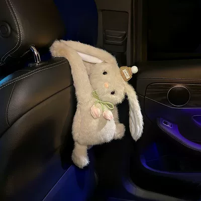 toy car tissue box, car: Car tissue box/set - khaki-hat-tulip-long-eared-rabbit-tissue-box