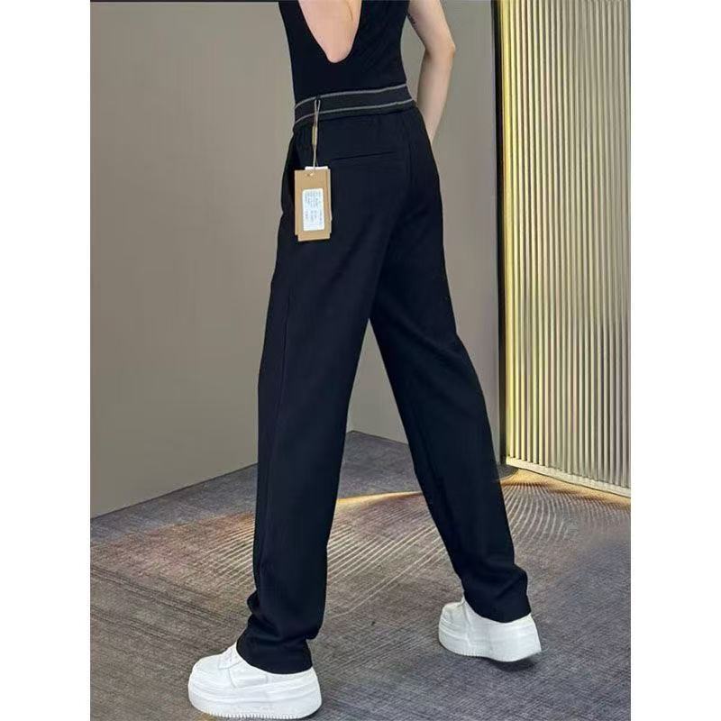 Autumn New Men's Casual Pants Fashion Versatile Embroidered Simple Loose Drape Straight Long Pants Casual Pants Autumn New Men's Casual Pants Fashion Versatile Embroidered Simple Loose Drape Straight Long Pants Casual Pants