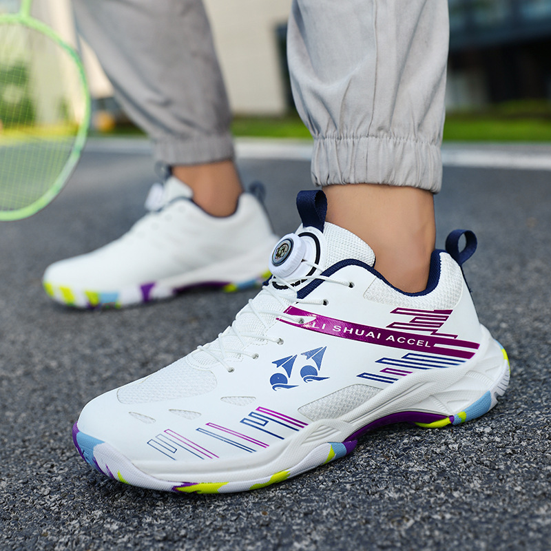 Fuente transfronteriza zapatos deportivos de bádminton zapatos de entrenamiento de tenis de mesa transpirables zapatos de tenis cómodos ligeros al por mayor