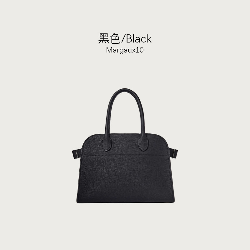 TheRow Tote, Margaux 15, bolso de cuero de seda de alta calidad, bolso de gran capacidad, bolso de viaje, bolso de mano