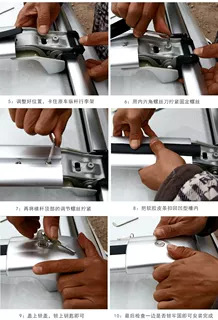 Qianming Car Roof Crocodile Style Crossbar Luggage Rack Universal for SUV, MPV, Mini Car, Sedan Roof Crossbars