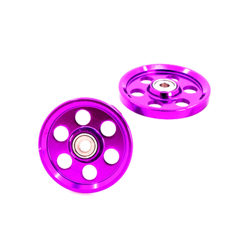 Self-made four-wheel drive accessories 19mm aluminum alloy guide wheel 6-hole guide wheel, single price
