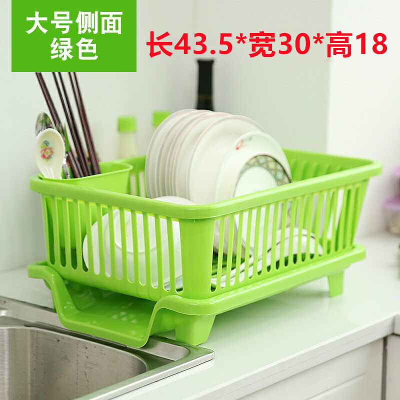 Cocina de plástico de almacenamiento por goteo multiusos cesta de drenaje estante de almacenamiento estante de plato vajilla de almacenamiento