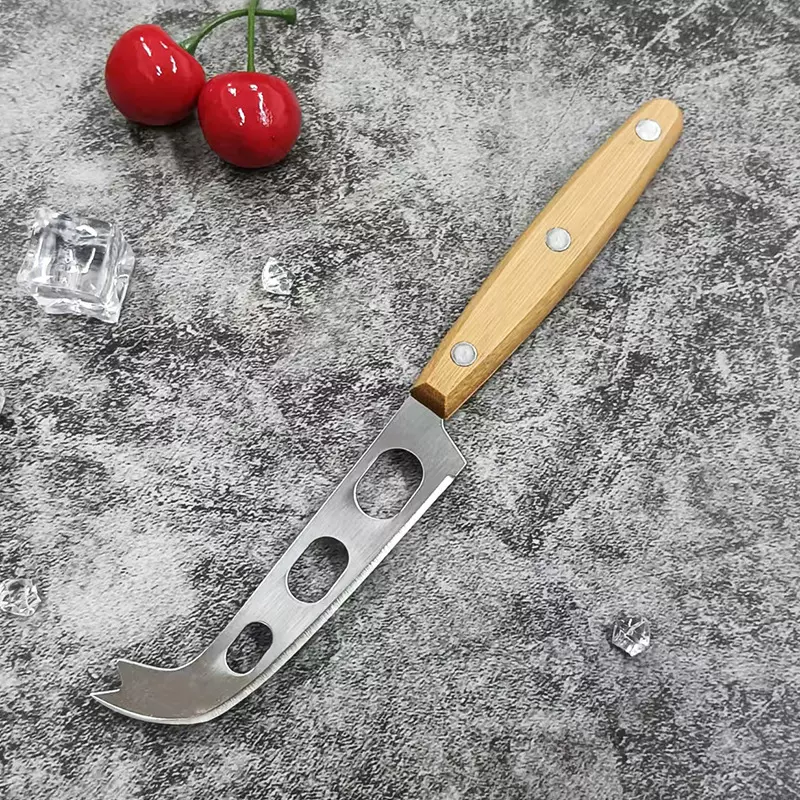 不锈钢芝士刀创意黄油刀面包涂果酱芝士抹刀牛油刀圆柄吐司抹酱刀