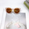 Matte children's sunglasses, fashionable sun protection cream, new collection, Korean style, UF-protection