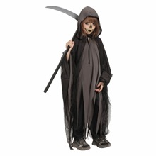 万圣节恐怖cos服装化妆舞会儿童迷雾幽灵黑恶魔表演服儿童演出服