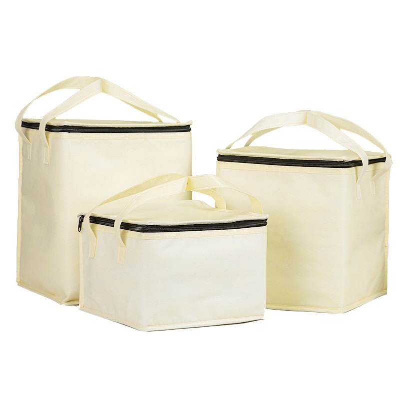 En stock bolsa de aislamiento de la torta bolsa de conservación en frío bolsa de conservación de alimentos para llevar congelado hielo fresco bolsa refrigerada barbacoa comida rápida conjunto