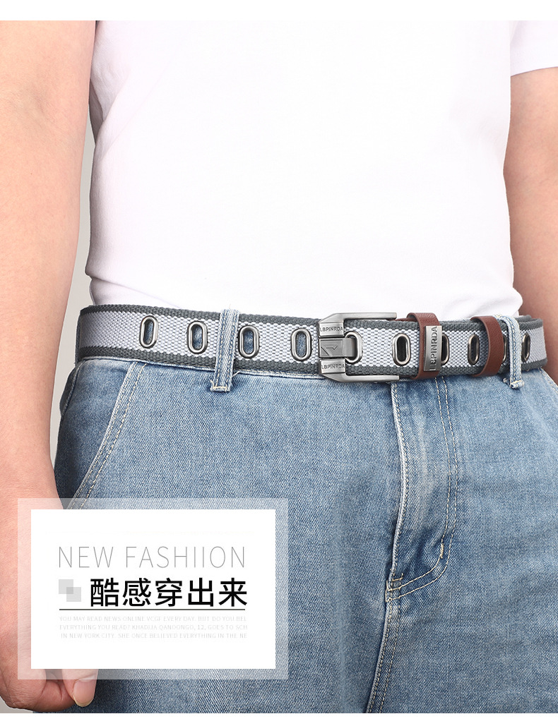 Kanvas kemer erkek pin tokalı kemer öğrenci moda gençlik moda çok yönlü kot kemer askeri eğitim genişletilmiş kumaş kemer kadın