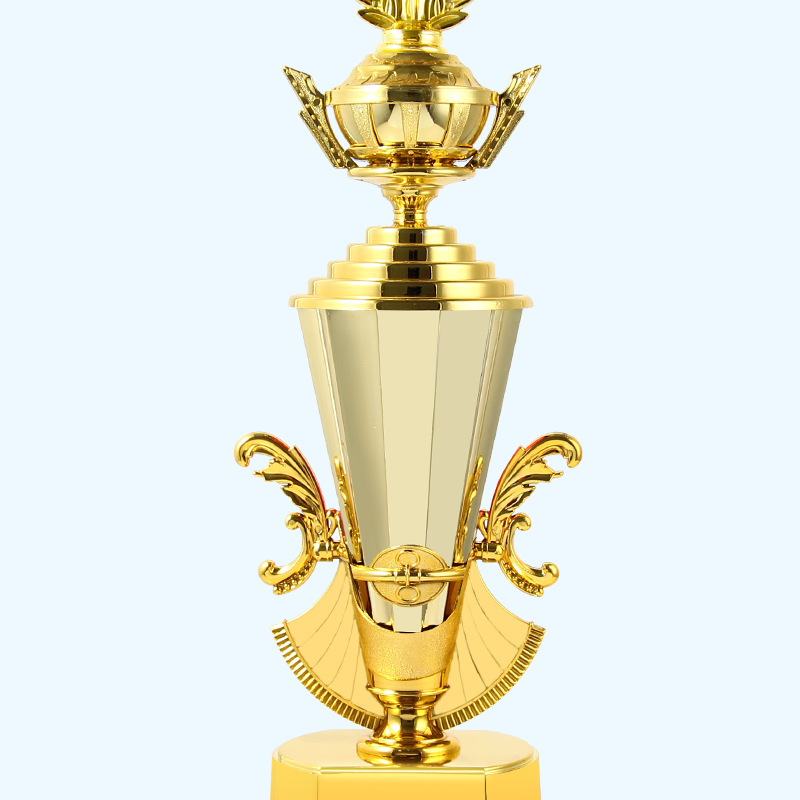 Trofeo de creatividad individual mensual superior anual de fondo alto personalizado trofeo de dibujo de ajedrez infantil