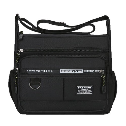 Men's Single Shoulder Bag Multi-layer Portable Cashier Bag Foreign Trade New Style Casual Multifunctional Men's Bag Business Commuter Crossbody Bag