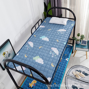 College students upper and lower mattress dormitory single bed folding soft mattress 90x 190 non-slip thin mattress for school use