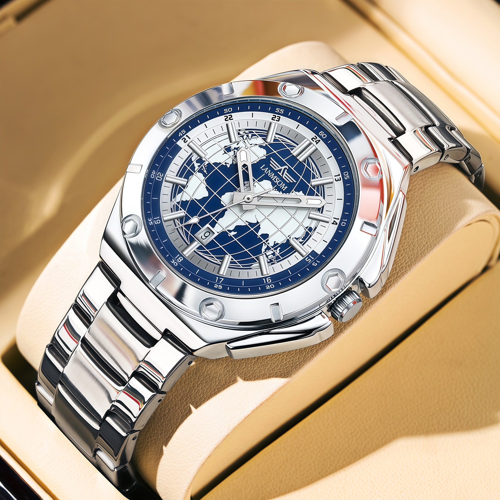 Lanmsom Watch New Men's Wandering Earth Quartz Watch Student Male Trendyy Watch Cross-Border Export