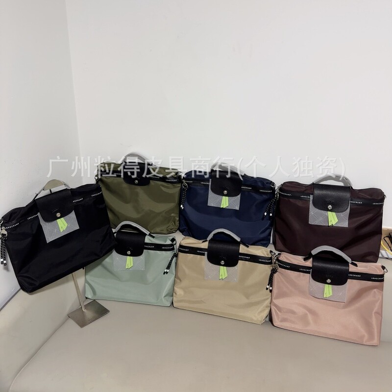 French Longchamp Bag Energy Computer Bag New Nylon Classic Briefcase Handbag Shoulder Crossbody Bag