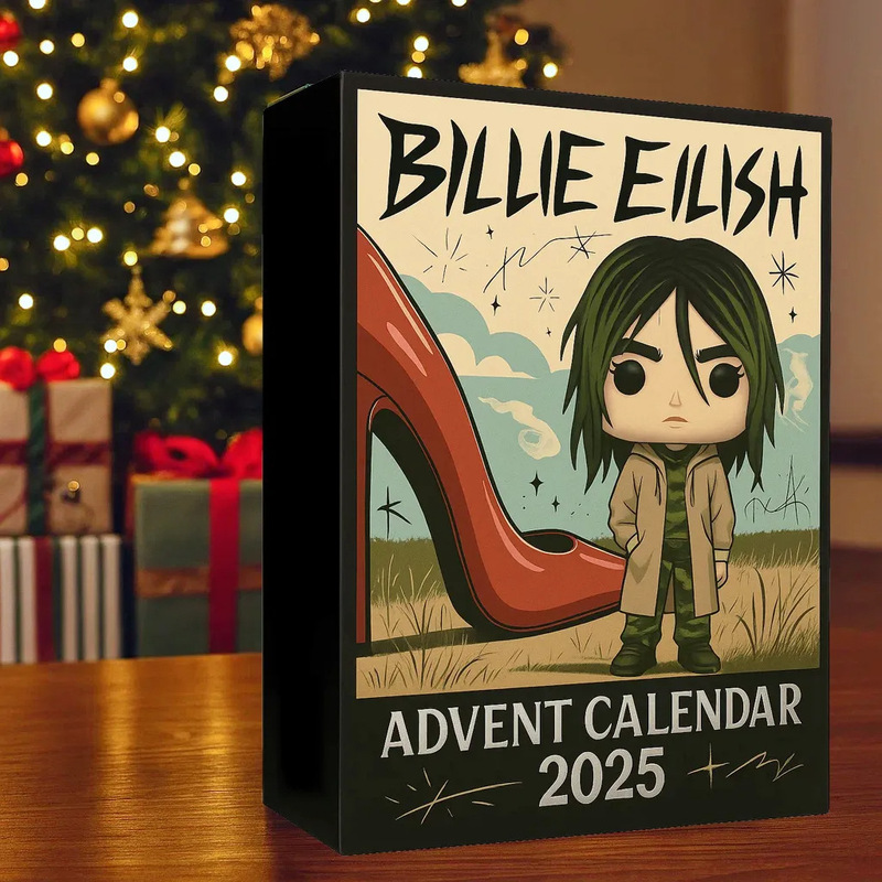 新品2025消防员约翰迪尔Billie Eilish 降临节日圣诞树亚克力挂件|undefined
