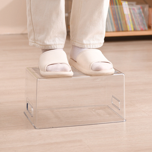 Transparent book storage box, bookshelf, storage organizer, children's book storage, reading tree storage box