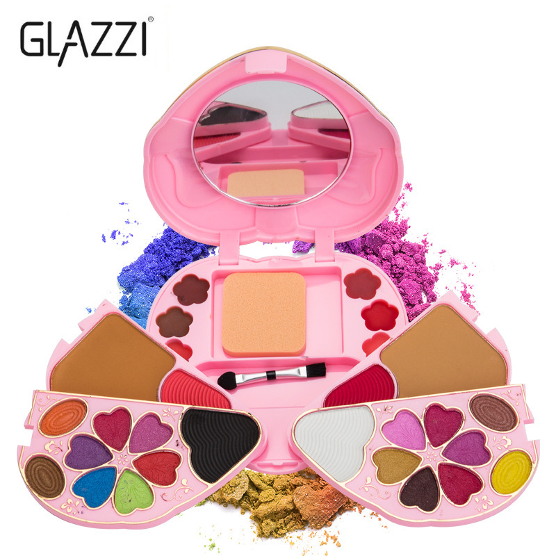 Gazzi ojo sombra combinación maquillaje placa pearlescente mate ojo sombra caja belleza traje venta al por mayor entrega de una sola pieza