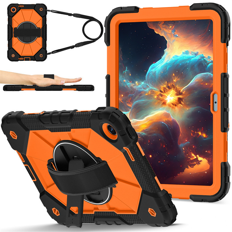 Suitable for Redmi Pad2 Se 9.7 Silicone Strap Protective Case Xiaomi Pad7Pro Rotating Stand Protective Case Suitable for Redmi Pad2 Se 9.7 Silicone Strap Protective Case Xiaomi Pad7Pro Rotating Stand Protective Case