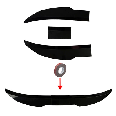Wing Abs Blade Style Rear — Fixed wind wing