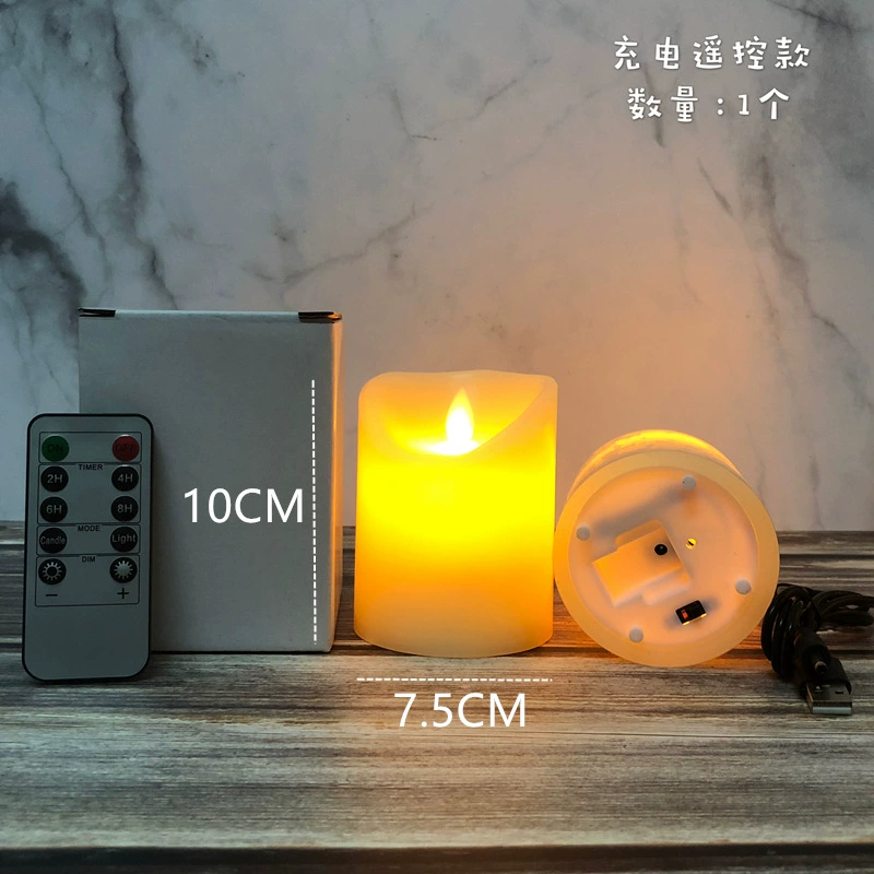 LED electronic candle swing flame Wedding Wedding Wedding Remote Charging Stage Road Quotes Bar