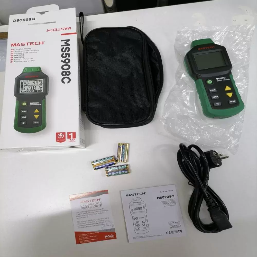 Анализатор схем Huayi MASTECH MS5908 английская версия