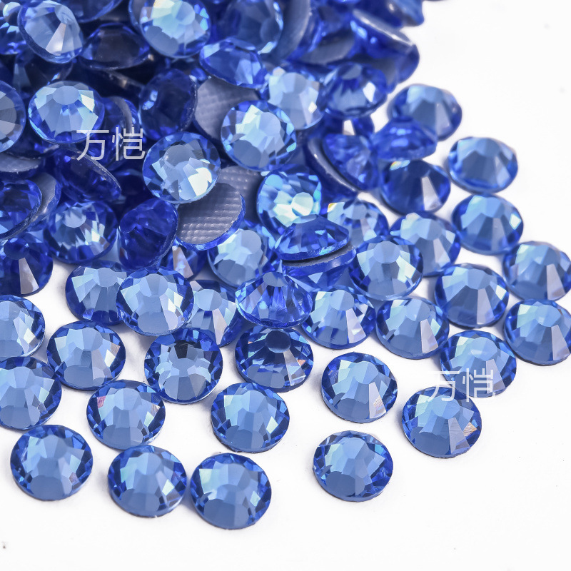 爆発的な輝きの平底イミテーションオパールラインストーン、衣類用アクセサリー、電気メッキガラスラインストーン、大型装飾品、DIYジュエリーアクセサリー材料