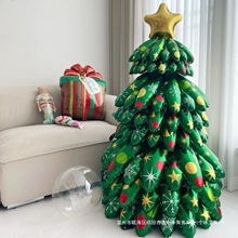 圣诞树气球铝膜堆堆立体摆件老人雪人姜饼人麋鹿装饰场景布置