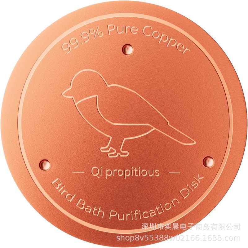 跨境亚马逊新品  bird bath  disk  鸟水池清洁器 铜质圆盘|undefined