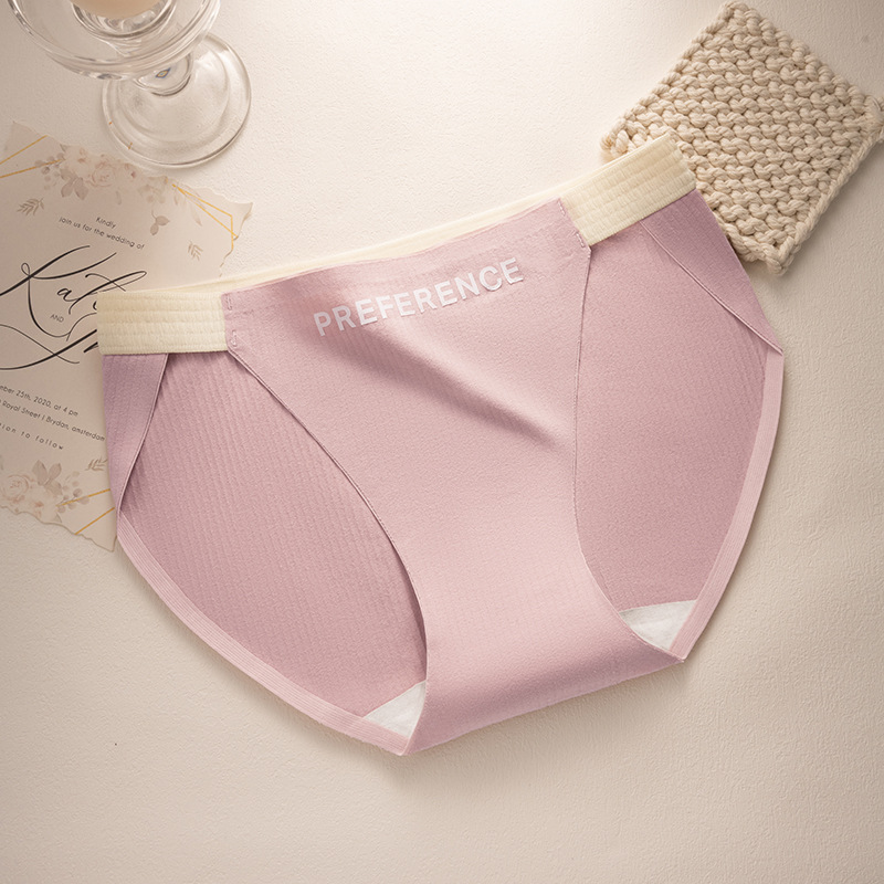 Algodón puro 10A entrepierna antibacteriana entrepierna de algodón puro transpirable deportivo sin costuras chica alta calzoncillos de cruz alta calzoncillos de mujer
