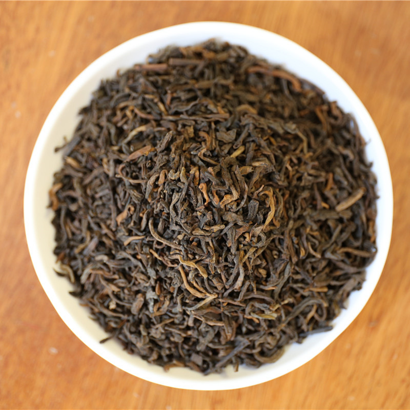 2018年云南茶叶勐海宫廷小青柑原料普洱茶熟茶散茶厂家直销