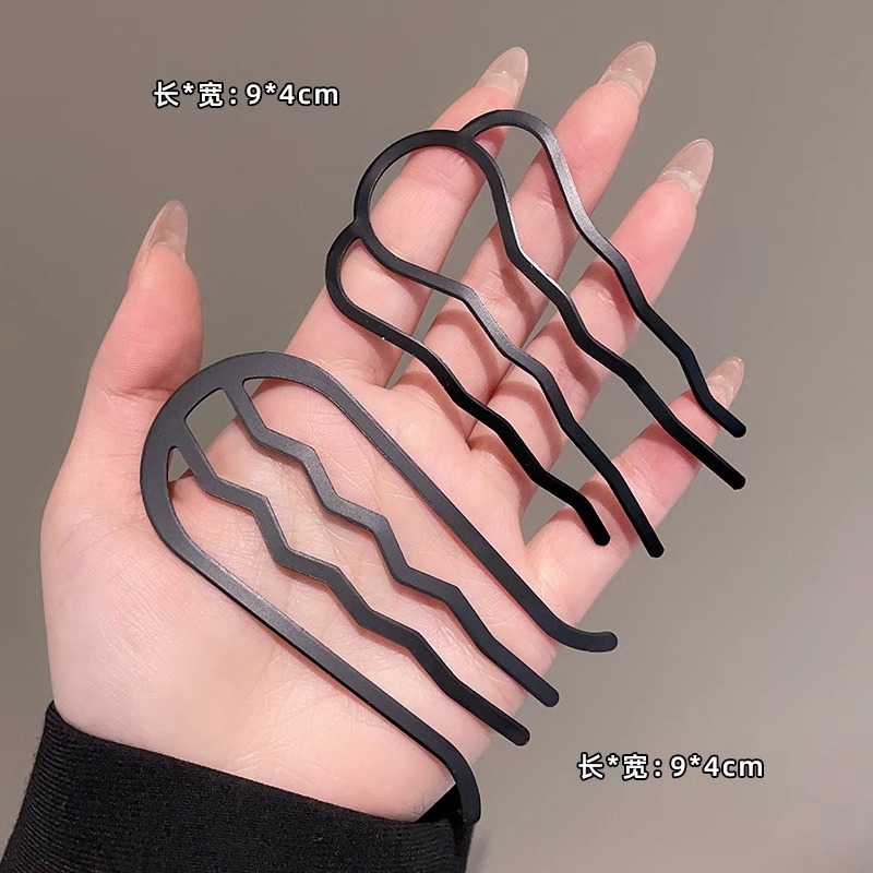 Nuevo estilo chino de alta sensación de perla en forma de U clip de cabello para mujeres estilo antiguo detrás de la cabeza de cabello de moda clip de cabello para ropa de estilo chino tocado