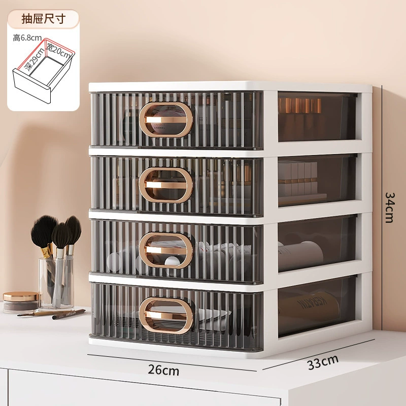 Настольная коробка для хранения Многофункциональная многослойная коробка для хранения ящика