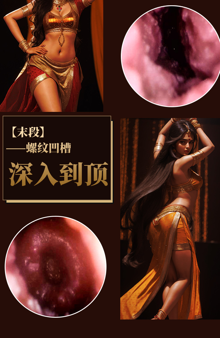 Jiuai Asai Anna Half-body TPE Male Masturbator with Realistic Buttocks and Vaginal Entry — detail image 7
