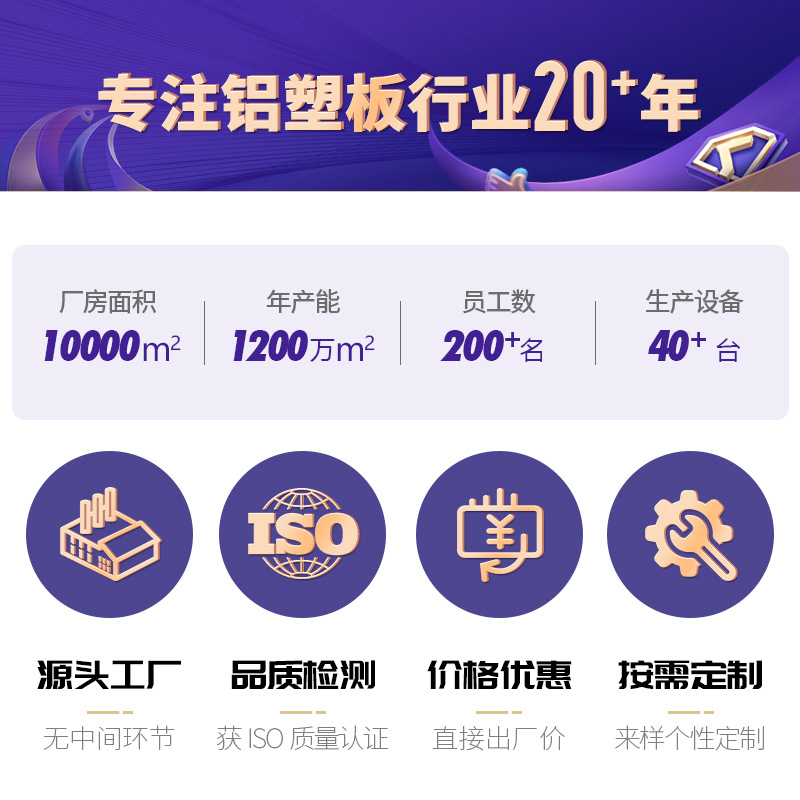 厂家上海吉祥铝塑板批发4mm防火A2级B1级阻燃防火铝塑板整板批发