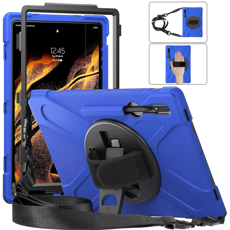 2022 for Samsung Tab S8 Ultra 14.6 inch X900/X906 silicone flat bracket protective case 2022 for Samsung Tab S8 Ultra 14.6 inch X900/X906 silicone flat bracket protective case