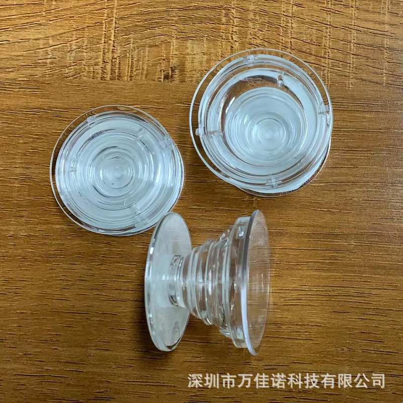 Transparent Airbag Bracket Material high quality Cross-border Printable Folding Telescopic Lazy Airbag Mobile Phone Bracket