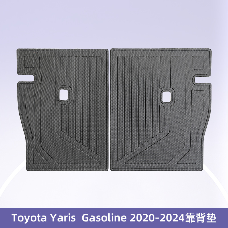 Aplicable a Toyota Yaris Fuel 2020 - 2024 Directo 3D todo el tiempo material TPE almohadilla de pie cojín de colateral