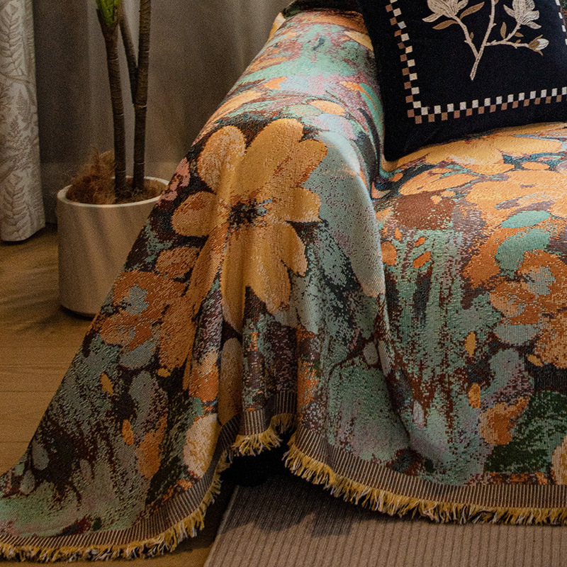 Housse de canapé extensible romantique, protection anti-griffe_voghion.com