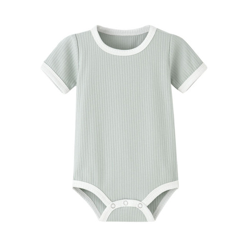 baby baby clothing baby clothes bag fart clothing summer short-sleeved triangle harem newborn jumpsuit crawling clothing